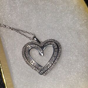 1/2 cut Diamond Heart